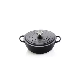 Казан 4л,26см Le Creuset La Marmite чугун,чёрный,для индукции,духовки (Matte Black)