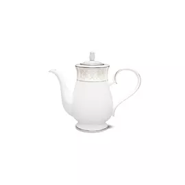 Кофейник Noritake "Монтвейл, платиновый кант" 1,1л
