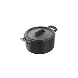 Кокотница с крышкой Belle Cuisine 200мл, 10хh7см (черный)