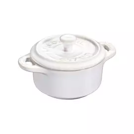 Кокотница Staub 200мл, d10см, керамика, слоновая кость, для СВЧ, духовки