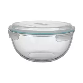 Контейнер круглый Glasslock 1л 17х8см (закалённое стекло)
