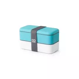 Ланч-бокс MB оригинальный (голубой/белый)