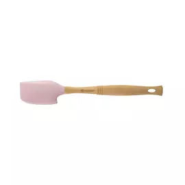 Лопатка кондитерская Le Creuset 32см, силикон,дерево,розовый (CHIFFON PINK)
