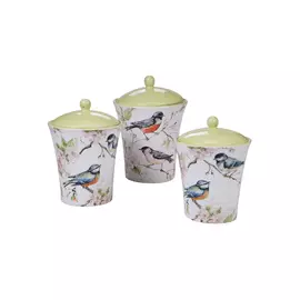 Набор банок для печенья Certified Int. "Весенний луг" (1,4л, 1,7л, 2,6л), 3шт