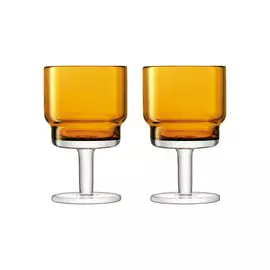 Набор бокалов для вина LSA International, "Utility", 220мл, охра, 2шт.