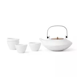 Набор чайный 5пр "Pure" (белый)