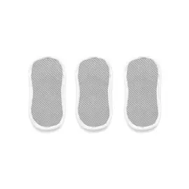 Набор из 3 спонжей для ухода за посудой, серый