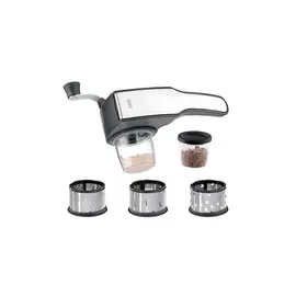 Набор из тёрки роторной " Пекорино" и 3-х сменных насадок "GEFU"