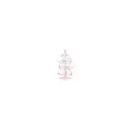 Набор кружек Bistro на подставке, клубничный