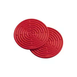 Набор подставок под горячее Le Creuset 10см 2шт,силикон,оранжевый (Flame)
