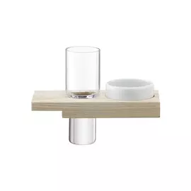 Набор сервировочный LSA International, "Vodka", стопка, подставка