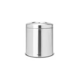 Настольный контейнер для мусора 1л (матовая сталь)