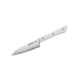 Нож кухонный 10см "Самура Харакири" (белая рукоять)