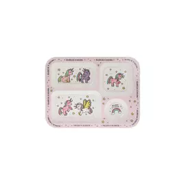 Поднос-менажница детская Единороги 30,5х23см