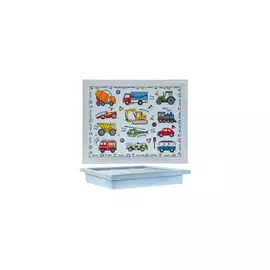 Поднос с подушкой Транспорт, детский, 35х28см