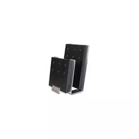 Подставка с магнитными держателями для 6-ти ножей "Шеф" (черная)