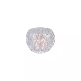 Подсвечник стеклянный Rasteli "Овалис" 12,5x9,5см