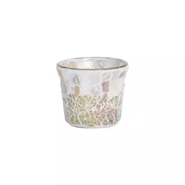 Подсвечник "Золото и жемчуг кракле"