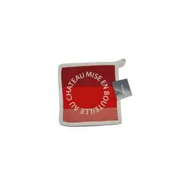 Прихватка для горячего 20х20см "Вино" (красная)