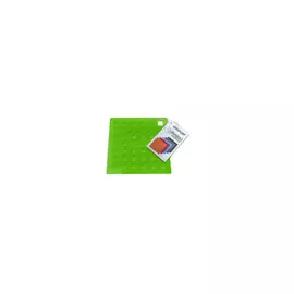 Прихватка-подставка под горячее квадратная Silikomart 17,5см (зелёная)