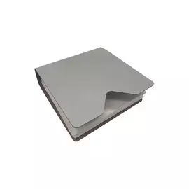 Прямоугольная салфетница с комплектом бумажных салфеток, устричный