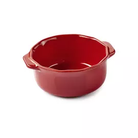 Рамекин Esprit de cuisine "Festonne" Д13см, ручки, (вишневый)