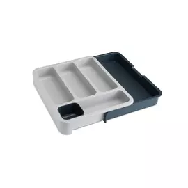 Раздвижной лоток под столовые приборы (серый)