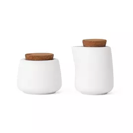 Сахарница и молочник "Nicola" (белый)