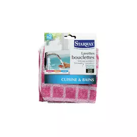 Салфетка букле Starwax 32х32 см, 2 шт.