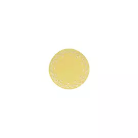 Салфетка круглая 28см "Дилайт" (желтая)