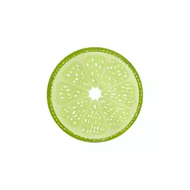 Салфетка подстановочная круглая 38см, лайм