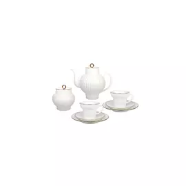 Сервиз чайный 6/20 "Золотой кантик2" "Волна"