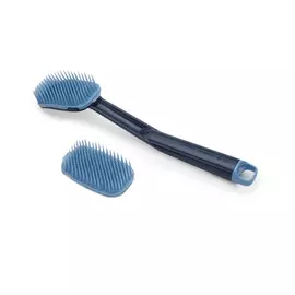 Щетка для мытья посуды с запасной насадкой Joseph Joseph, CleanTech, синяя