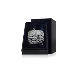 Шкатулка "Павлин" черн. +футляр