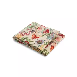 Скатерть прямоугольная 170x350см "Боттаро" Цветы с бабочкой