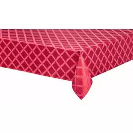 Скатерть прямоугольная 178х264см "Лавровый лист" (красная)
