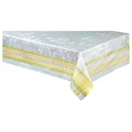 Скатерть жаккард "Кролики", 178х229см, полулён