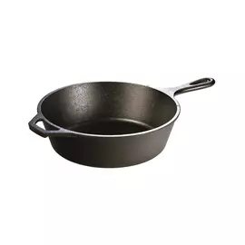 Сковорода глубокая Lodge 26см чёрный, чугун, для индукции, духовки