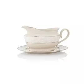 Соусник с подставкой Lenox "Чистый жемчуг" 470мл