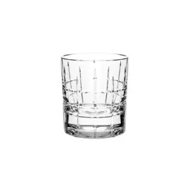 Стакан вращающийся для виски "SHTOX" 320мл, (клетка), хрусталь, Н96хД89мм, п/к