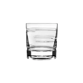 Стакан вращающийся для виски "SHTOX" 320мл, (полосы), хрусталь, Н96хД89мм, п/к