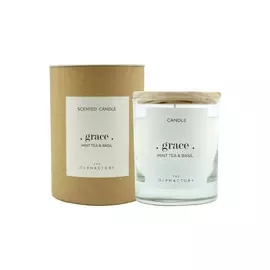 Свеча ароматическая Ambientair The Olphactory GRAСE Мята и базилик 40 ч