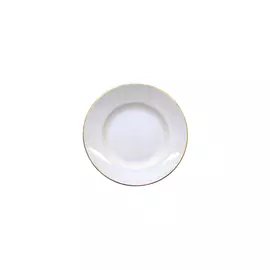 Тарелка 15,5см "Золотой кантик" "Гладкая"