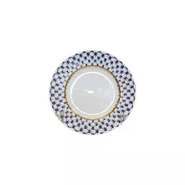 Тарелка 15см "Кобальтовая сетка" "Волна"