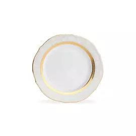 Тарелка акцентная Noritake "Хэмпшир,золотой кант" 23см