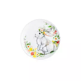 Тарелка обеденная Certified Int. "Милый кролик" 28см,керамика