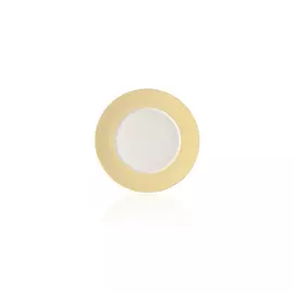 Тарелка обеденная Noritake "Альта" 28см (жёлтый борт)