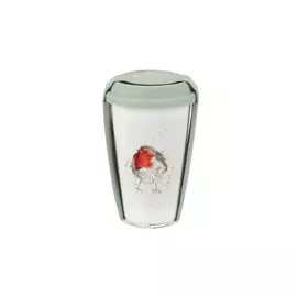 Термокружка Royal Worcester "Забавная фауна","Малиновка" 310мл, костяной фарфор