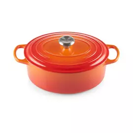 Утятница Le Creuset 29см, оранжевый, чугун, для индукции, духовки (Flame)