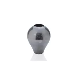 Ваза IVV "Капли" 25см (серый металлик)